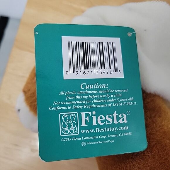 Fiesta Nubian Goat 12 Inch Plush Stuffed Animal Toy 2015 - Picture 9 of 10